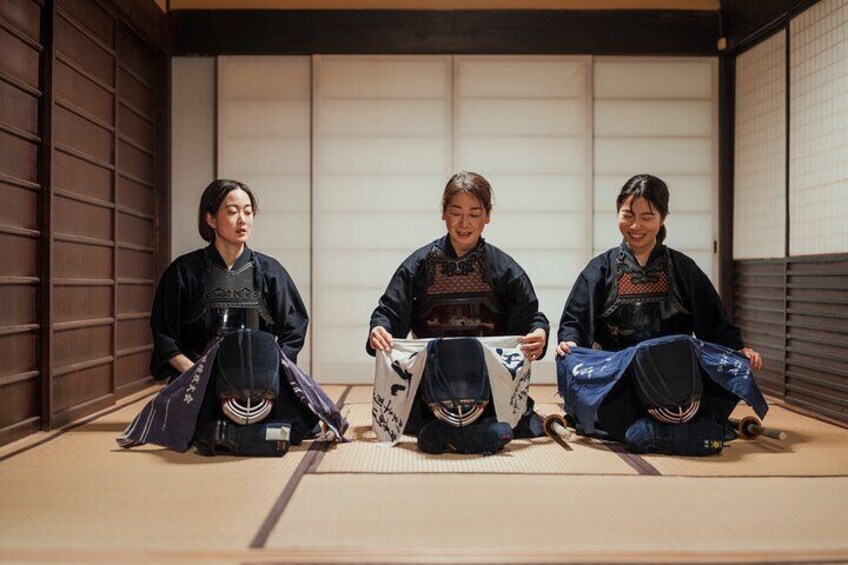 Kendo and samurai experience in Kyoto