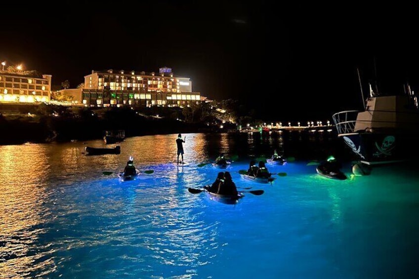 Night Kayak Tour St. Thomas - Westin Frenchman's Reef