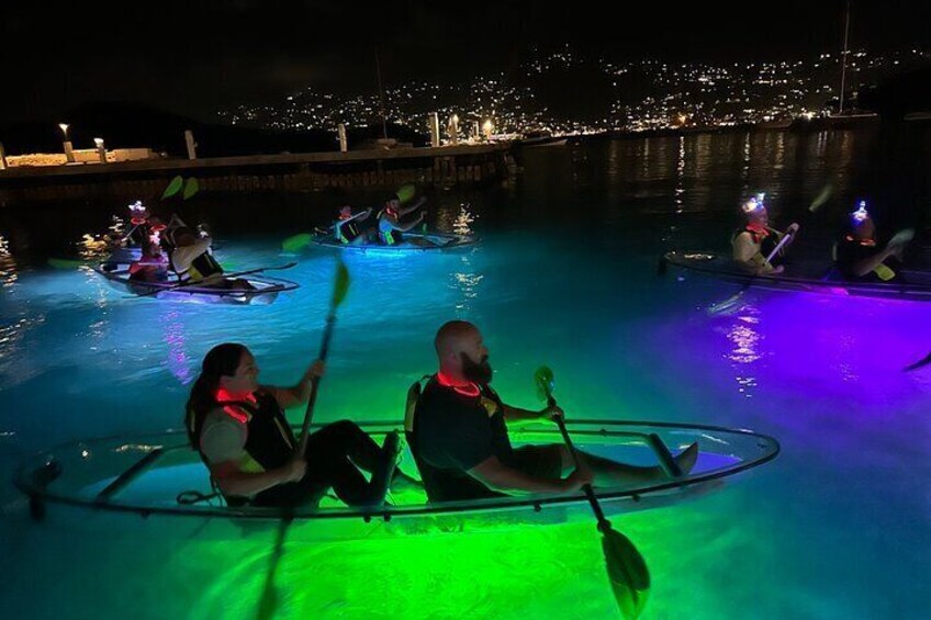 Night Kayak Tour St. Thomas - Westin Frenchman's Reef