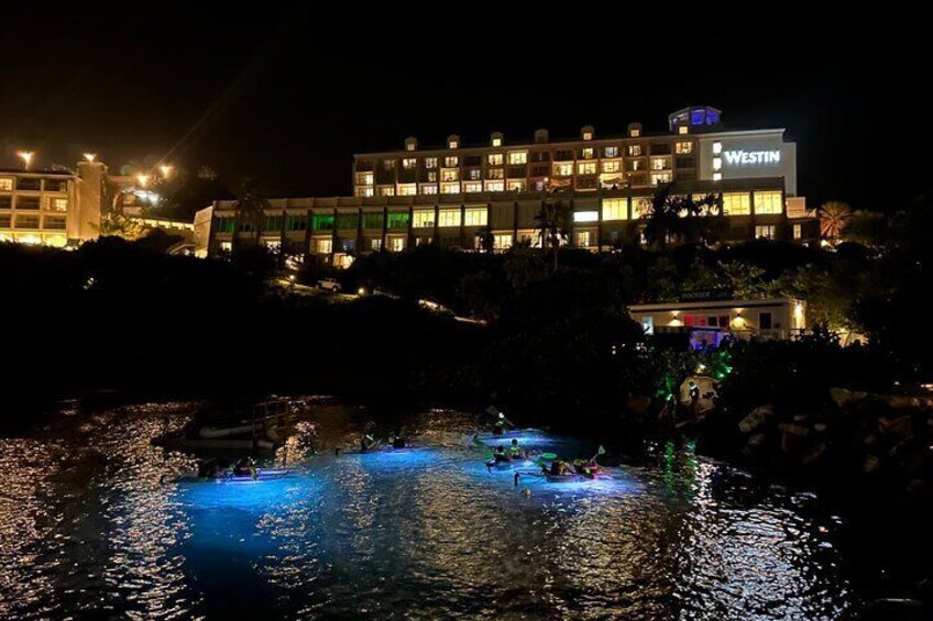 Night Kayak Tour St. Thomas - Westin Frenchman's Reef