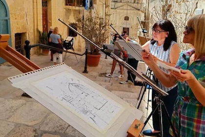 Sketching in Valletta Activity
