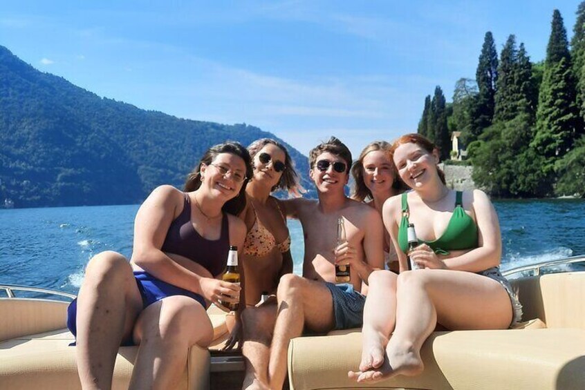 Full-Day Grand Tour, private speedboat at Lake Como
