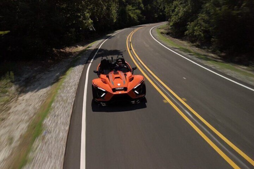 Private Polaris Slingshot Self-Guided Tour in Yankee's Tavern