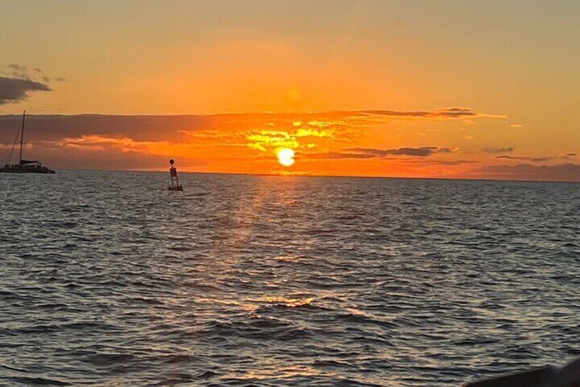 Sunset Sail on a Charming Hawaiin Catamaran from Maalaea Harbor