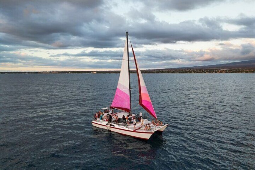 Sunset Sail on a Charming Hawaiin Catamaran from Maalaea Harbor