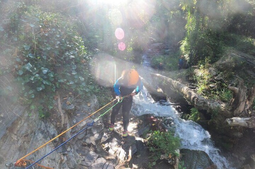 Private 4-Hour Canyoning Experience in Sima del Diablo