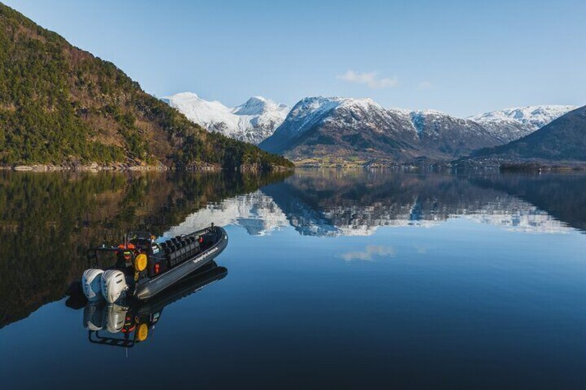 Hardangerfjord islands private RIB tour from Rosendal