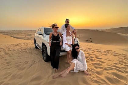 Private Abu Dhabi Desert Safari With Camel Ride And Sand Boarding