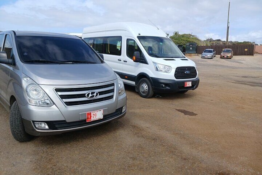 Aruba Private Tours on a ac bus