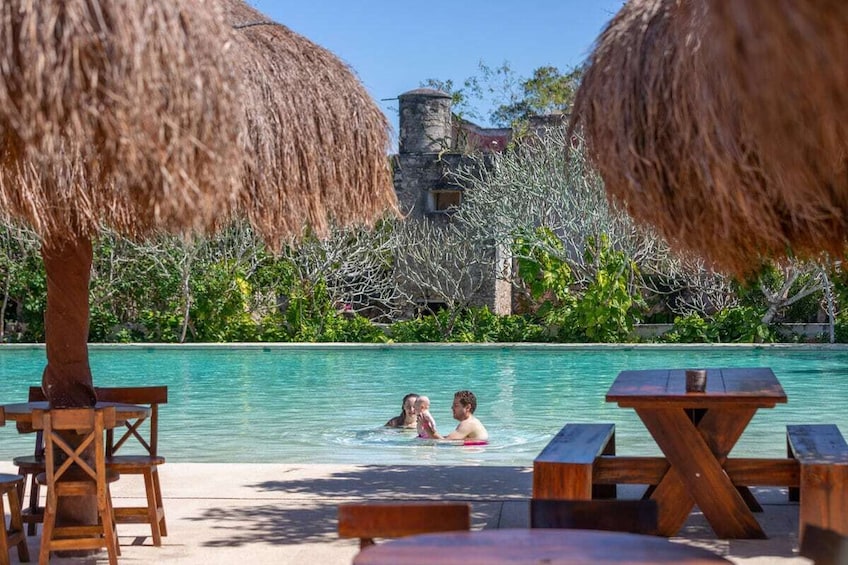 Mayapan Ruins and Hacienda Yunku with Cenote from Merida