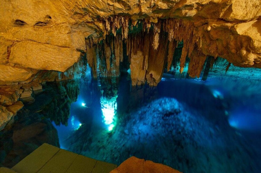 Mayapan Ruins and Hacienda Yunku with Cenote from Merida