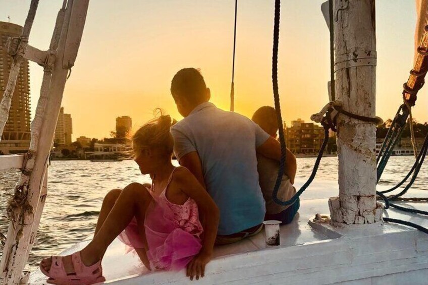 Cairo Private Felucca On The Nile River With Soft Drink & Pickup