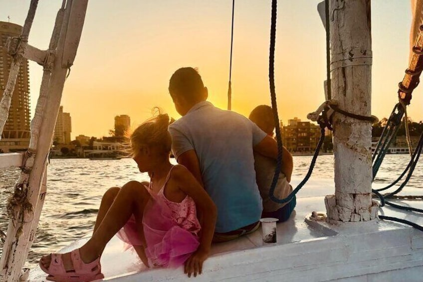 Cairo Private Felucca On The Nile River With Soft Drink & Pickup
