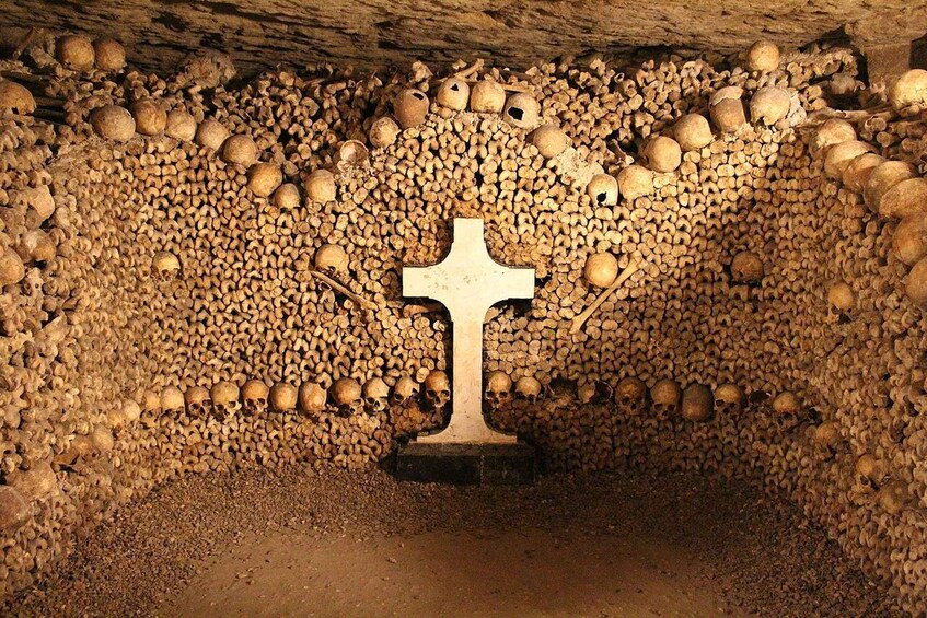 Paris: Catacombs Entry & Seine River Cruise with Audio Guide