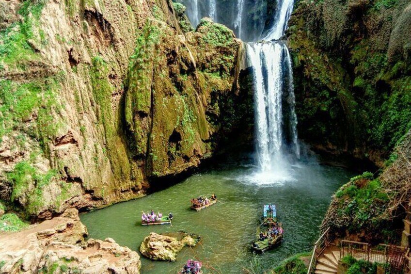 Ouzoud Waterfall Guided Tour with Boat Ride from Marrakech