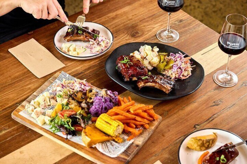 Texas BBQ Lunch at Bellarine Estate for 2 pax with Glass of Wine