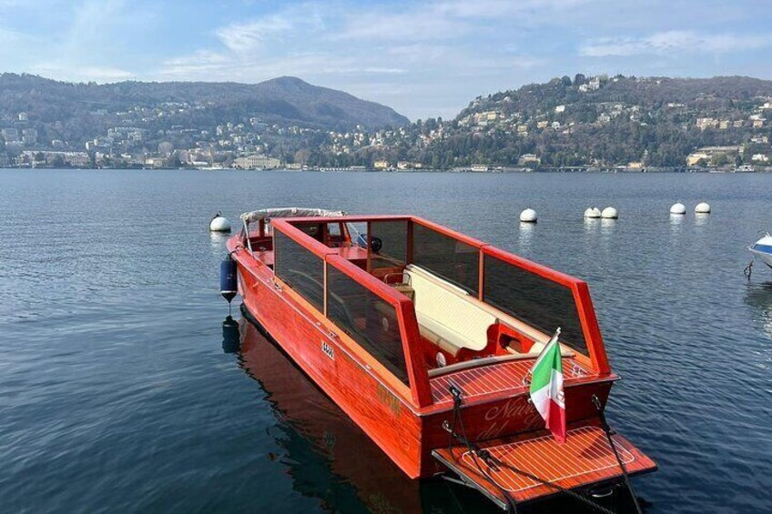 3 Hours Private Tour on a Wooden Boat Como Bellagio 6 pax