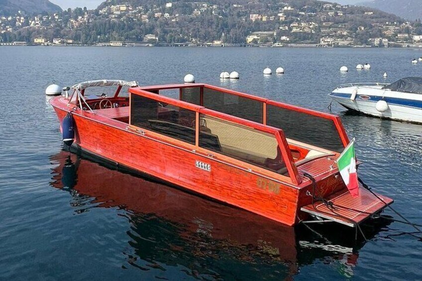 3 Hours Private Tour on a Wooden Boat Como Bellagio 6 pax