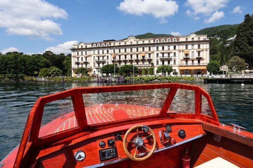 3 Hours Private Tour on a Wooden Boat Como Bellagio 6 pax