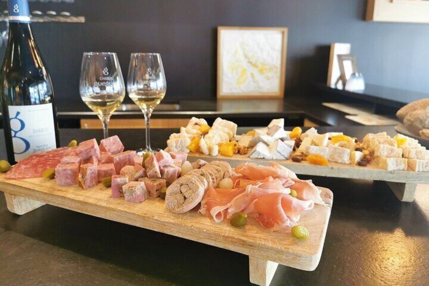 Tasting of 5 Chablisian wines and Gourmet Plate