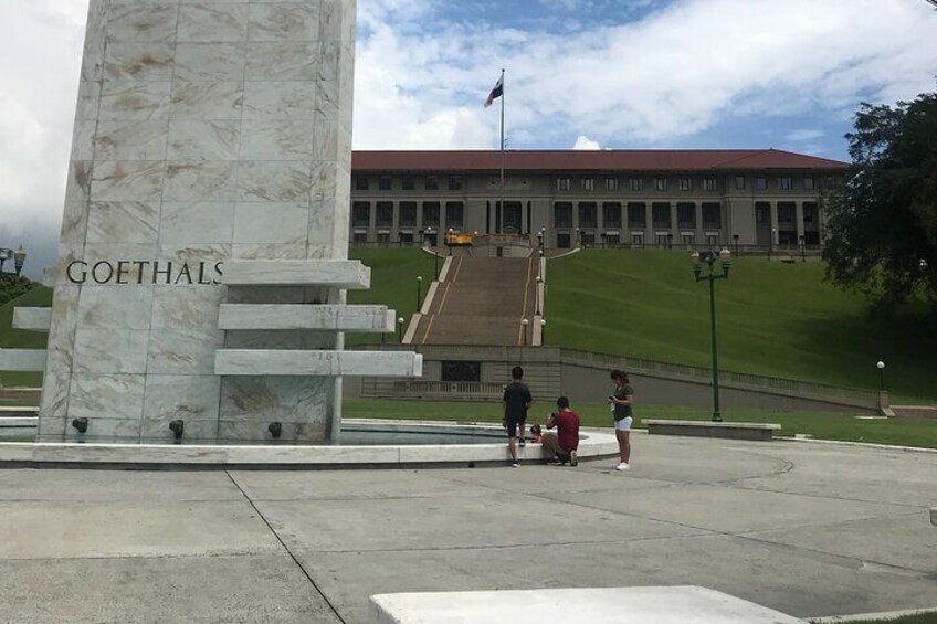 Canal administration building Reverted area