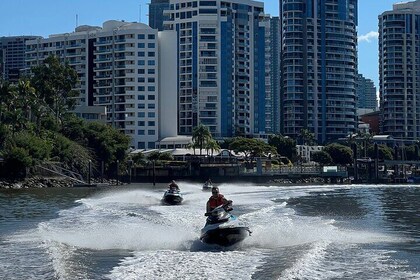 4 Hour Jetski Adventure from Brisbane to Moreton Bay