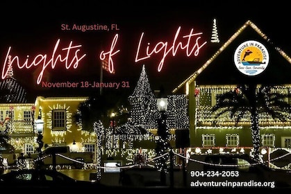 St. Augustine Private Sunset/Nights of Lights, max 6 passengers