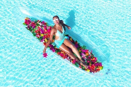 Clear Kayak Flower Girl Photoshoot in Turks and Caicos Islands