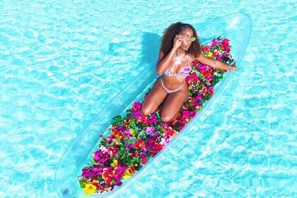 Clear Kayak Flower Girl Photoshoot in Turks and Caicos Islands