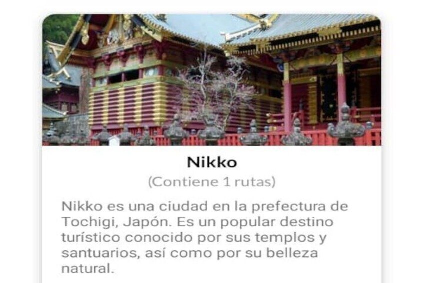 Audio Guide App Japan Tokyo Kyoto Takayama Kanazawa Nikko and others
