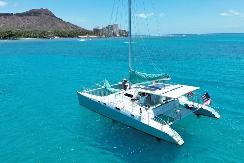 Hawaiian Style Catamaran by Diamond Head