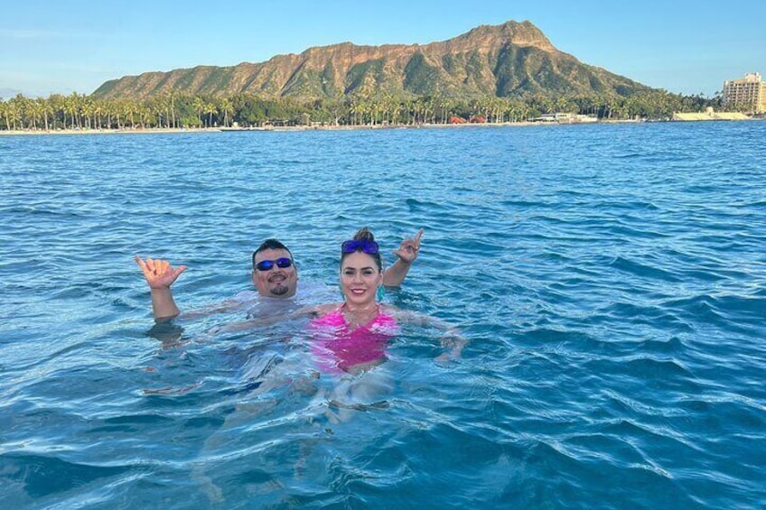 Swimming in Waikiki