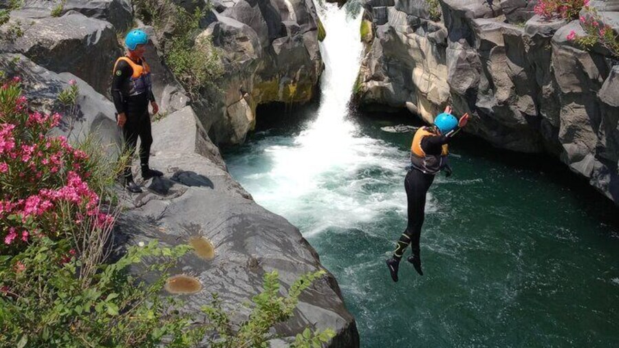 River Jumping Alcantara Gurne