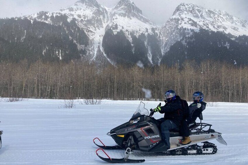 Snowmobile and Snowshoe Dual Adventure in Kenai Fjords NP