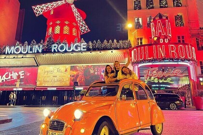 2-hour Private Night Ride in a Citroën 2CV in Paris