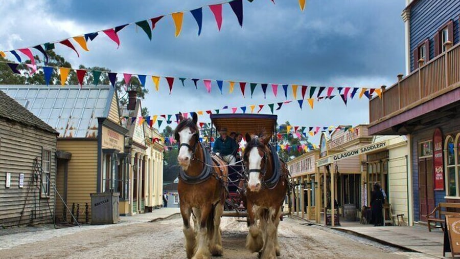 Sovereign Hill Eureka Centre and Melbourne Skydeck Bus Tour