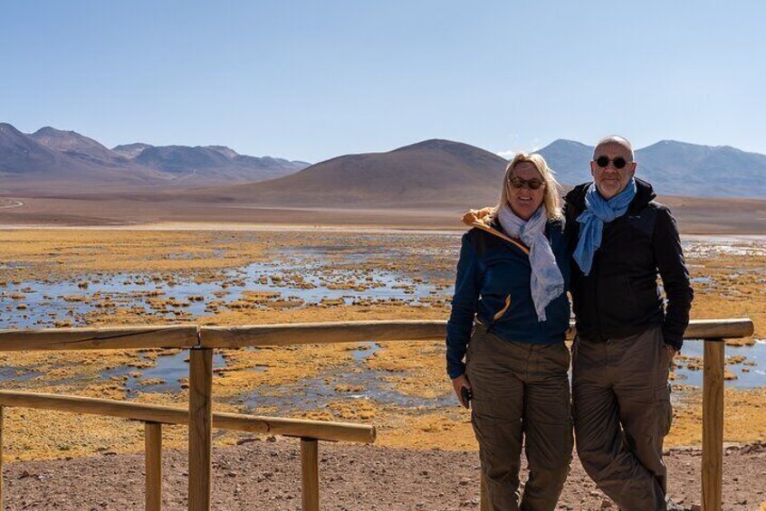 Guided tour to the Tatio Geyser breakfast at Geyser Blanco