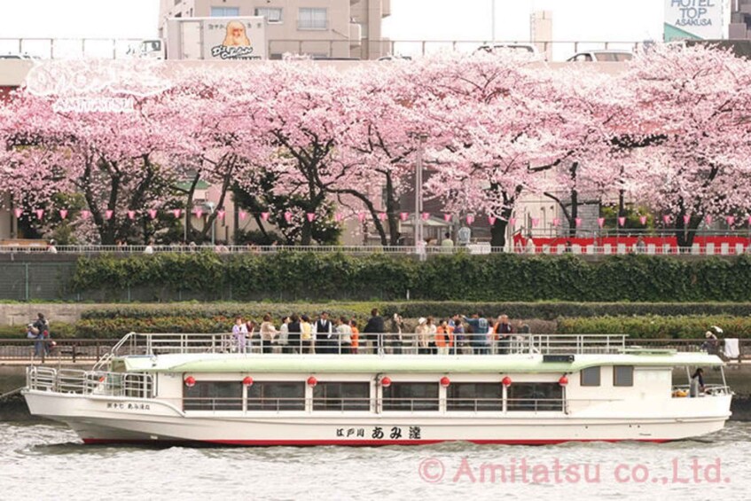 Picture 2 for Activity Sumida River: Japanese Traditional Yakatabune Dinner Cruise