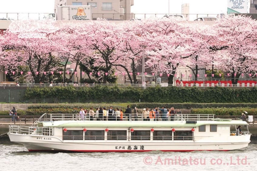 Picture 2 for Activity Sumida River: Japanese Traditional Yakatabune Dinner Cruise