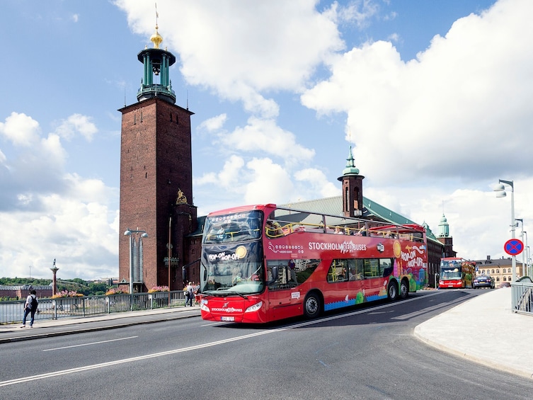 Stockholm sightseeing Hop on Hop off bus ticket