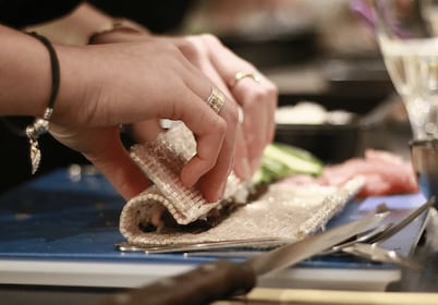 London: Workshop i tillverkning av sushi