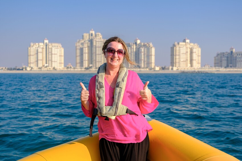 45-Minute Al Marjan Island Speed Boat Tour Ras Al Khaimah