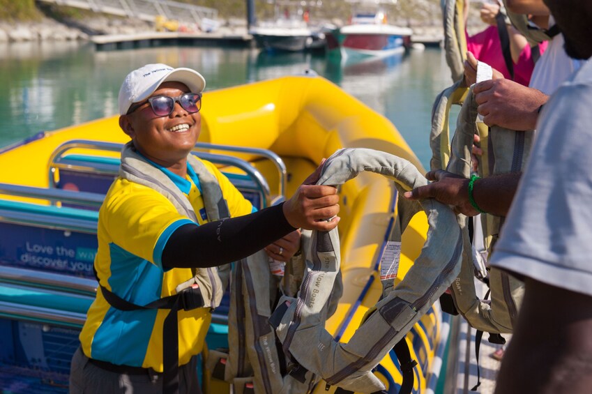45-Minute Al Marjan Island Speed Boat Tour Ras Al Khaimah