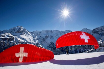 Interlaken: Paragliding Tandem-Hochflug