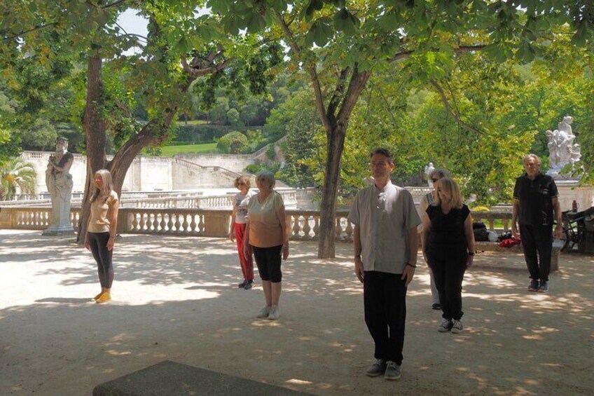 The essence of Qi, outdoor Qi gong class