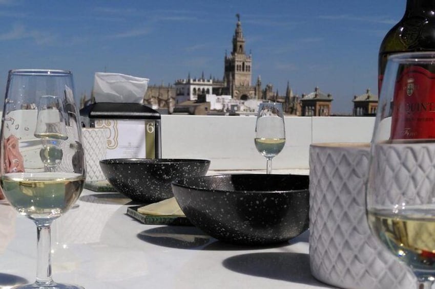 Sherry Wine Tasting & Tapas with Views of Sevilla