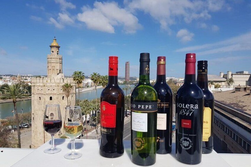 Sherry Wine Tasting & Tapas with Views of Sevilla