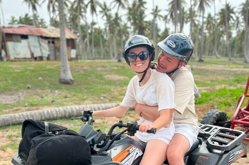 ATV ride around the fields.