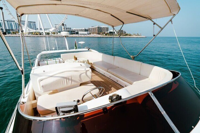 2 Hours Dubai Marina 50ft Private Luxury Yacht Sightseeing Tour