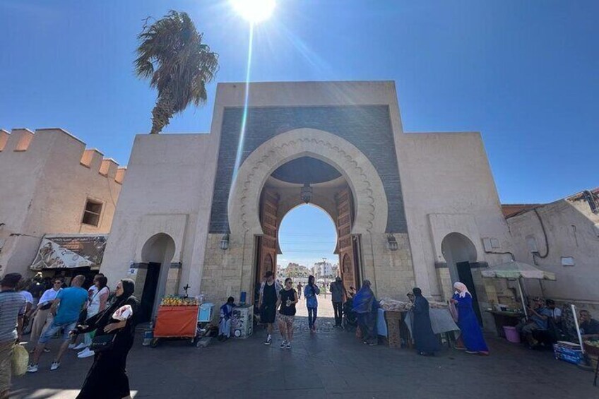 from Taghazout visit to Agadir with big Souk Elhad